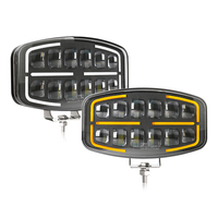 Faro de camión de 50W, luces Led Para Camion, foco de camión, Faro de punto Led, Led blanco, ámbar, Drl apto para Scania Volvo DAF MAN