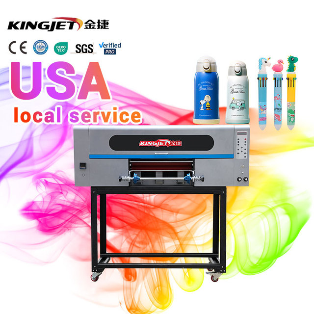 Uv Dtf All in One A3 Impresora Dtf Uv Printer Printing Laminating Roll and 17" 2-In-1 Dual Heads Print Uv Dtf Machine