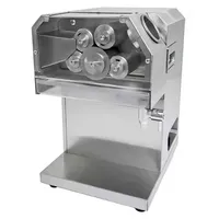 Presse-canne à sucre commerciale à 5 rouleaux en acier inoxydable 220 V, machine d'extraction de jus brevetée, presse-canne à sucre professionnelle