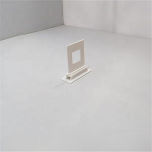 Hot Sale Displays Accessories Exhibition Cardboard <b>Shelf</b> ABS Connector <b>White</b> Plastic Corrugated <b>Shelf</b> Clips - Product Image 3