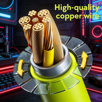Cable de Carga Multifuncional 4 en 1, 240W PD 3.1, Silicona Líquida, USB A a C, Cable Lightning, 1m 1.5m 2m, Carga Rápida