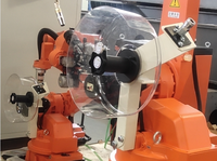 Nouvelle station de soudage robotisée semi-automatique MAG/MIG industrielle chinoise / Bras robotique manipulateur avec construction en acier inoxydable