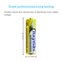 Raymax Baterai Alkaline Berkualitas Tinggi OEM LR6 AM3 1.5V China Aa Pilas Aa 16pcs