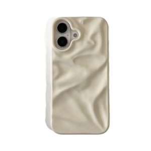 Custodia per telefono antiurto e antigraffio con motivo plissettato 3D di alta gamma e finitura opaca a spruzzo d'olio per iPhone 17 16 Pro Max 13 14 - Product Image 6