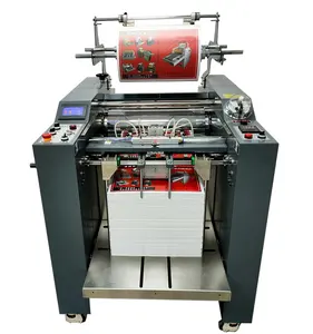 Automatic Foil Plastic Flatbed Printer Cutting Coating Gluing Thermal Film Laminating Machine