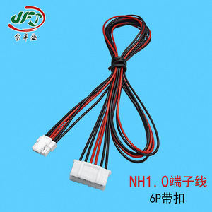 LED Strip Connection Wire 6 Pin NH1.0 To PH2.0 Red Black PVC Insulated 500mm Length 12V Static Installation - Product Image 4