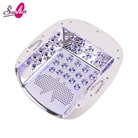Nouvelle lampe à ongles LED automatique 2-en-1 avec base en métal effet miroir, séchoir à ongles portable à séchage rapide avec lumière LED pour les mains