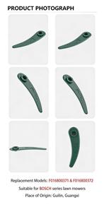 Repuestos para cortacésped, paquete de 32 cuchillas de recorte F016800372 de 26 cm para ART 26-18 LI 083-B3-0009 /ART 23-18 LI, herramienta de jardín - Product Image 3