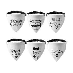 אביזרים לחיות מחמד מסיבת יום הולדת לחתונה צעיף צווארון לחיות מחמד בנדנה בהדפסה אישית ריק חיות מחמד חתול כלב בנדנות - Product Image 1