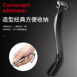 Juego de cucharas de silicona de acero inoxidable con cuchara antiadherente y espátula para cocinar, utensilios de cocina resistentes al calor y antideslizantes - Product Image 4