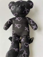 Sac à dos en peluche pour enfants avec logo personnalisé de haute qualité, sac en peluche pour enfants, sac en peluche 3D avec impression d'ours en peluche, sac à dos pour bébé