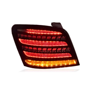 Luces Traseras LED Secuenciales para Mercedes-Benz GLK 2007-2015, Diseño Renovado, Freno Dinámico y Señal de Giro, Transparentes, Nuevas - Product Image 1