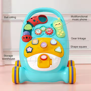 Vente en gros Jouet pour tout-petits assis à debout <span class=keywords><strong>Centre</strong></span> de jeu d'activité Jouet à tirer et pousser Jouet d'apprentissage pour activité de poussette pour bébé - Product Image 4