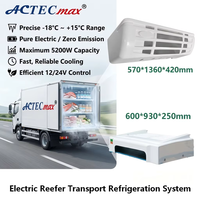 Unité de réfrigération entièrement électrique à double ventilateur pour camion, 5200W AC.133.230, congélateur frontal pour camions utilitaires électriques de 16-22m³