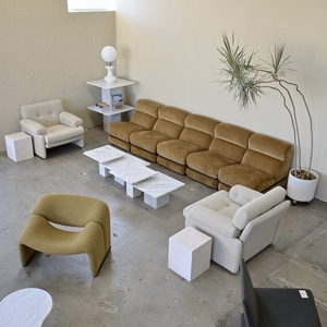 Divano Componibile Modulare di Design Moderno, Combinazione Libera, <span class=keywords><strong>Piccole</strong></span> <span class=keywords><strong>Dimensioni</strong></span>, Posizione Singola, Tessuto Artistico, Spugna, Arredamento per <span class=keywords><strong>Soggiorno</strong></span> - Product Image 2