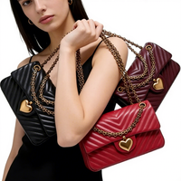 Sacs à main de mode en gros, sacs à bandoulière décontractés, sacs fourre-tout de luxe en cuir véritable brodé avec fermeture éclair et fermoir