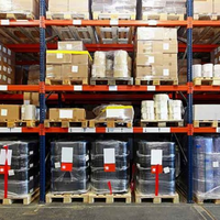 Étagère à palettes modulaire en acier galvanisé robuste avec poutres réglables certifiée CE pour entrepôt et centre logistique