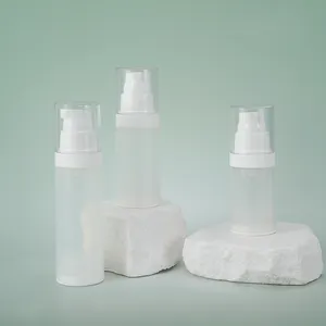 زجاجات بخاخ مضخة بلاستيكية للحماية من الشمس زجاجة بخاخ فارغة مزودة بغطاء شفاف