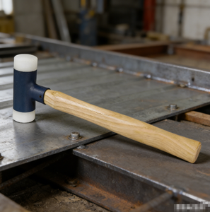 Martelli per Installazione con Testa in Nylon, Manico in Legno <span class=keywords><strong>di</strong></span> Faggio, Colonne in Acciaio Integrate e Testa del Martello Fissa e Sostituibile - Product Image 2