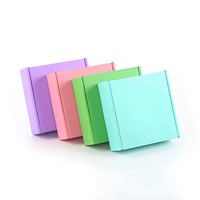 Petites boîtes d'emballage pour abonnement postal biodégradable avec logo personnalisé Boîte mystère d'expédition en papier de couleur imprimée
