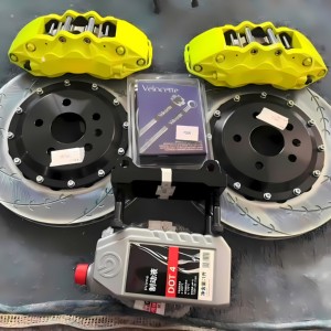 ชุดคาลิปเปอร์เบรก 6 ลูกสูบ สำหรับรถยนต์ Subaru Wrx Limited, BMW M3 F30 E46 E90 E92, VW Golf STI MK3, Mitsubishi Prado <span class=keywords><strong>Pajero</strong></span> Wild Horse - Product Image 3