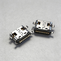 Connecteur USB 3.0 femelle de type C à montage sur circuit imprimé, indice de protection IP67, 5 broches, avec matériau LCP, non blindé, température de fonctionnement de -25 à +85 degrés