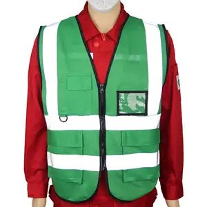 unisex reflective vest adult high visibility safety vest ppes for construction companies