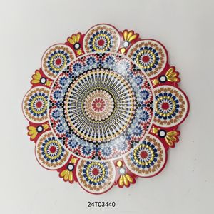 Sous-verre en céramique à motif floral, design personnalisé, pour table à manger, souvenir <span class=keywords><strong>de</strong></span> voyage - Product Image 2