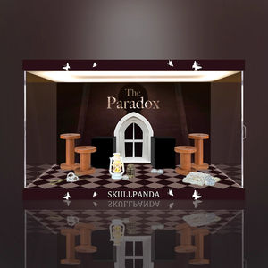 Caja <span class=keywords><strong>de</strong></span> Almacenamiento <span class=keywords><strong>Vertical</strong></span> <span class=keywords><strong>de</strong></span> Plástico Estilo Chino para Figuras <span class=keywords><strong>de</strong></span> Acción, Serie SKULLPANDA Gates, con Cubierta Antipolvo, Fácil <span class=keywords><strong>de</strong></span> Usar - Product Image 5