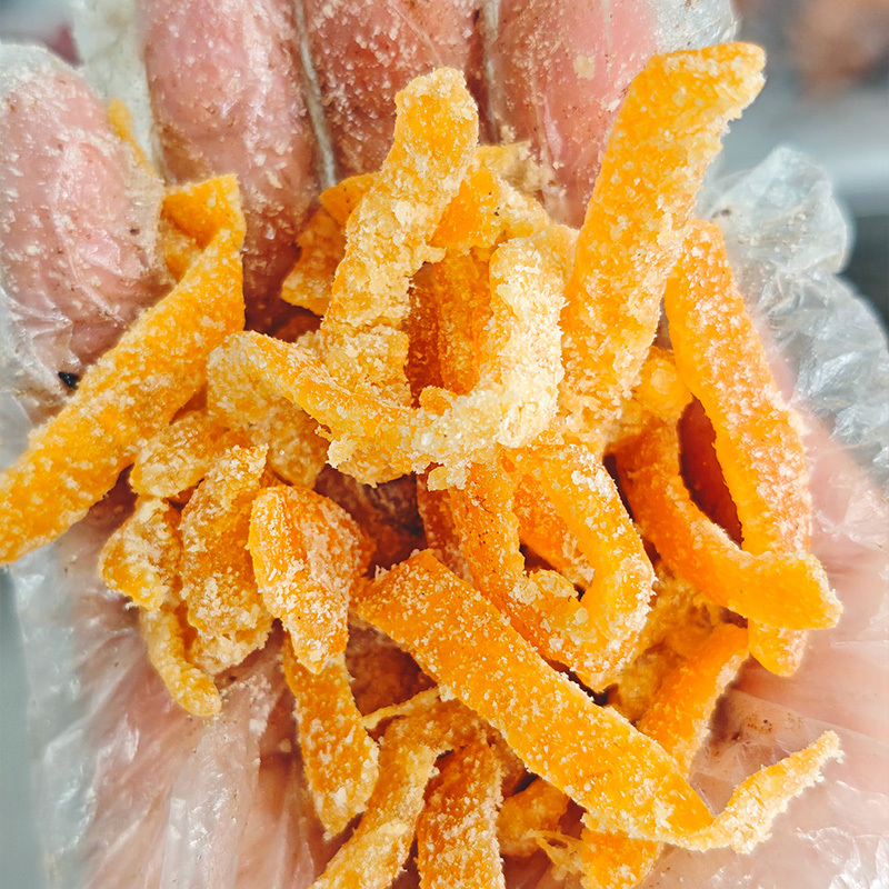 Dried Tangerine Peel Snacks Chewy Sweet