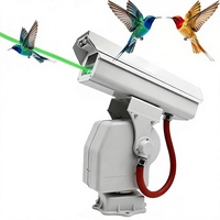 Répulsif laser automatique 360° pour oiseaux, contrôle par application, 1W, étanche IP65, couverture de 300 m² pour vergers et aéroports