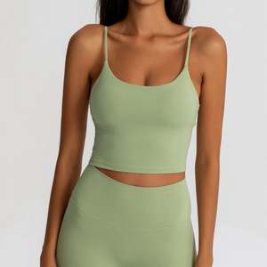 <span class=keywords><strong>2020</strong></span> nuevo chaleco <span class=keywords><strong>de</strong></span> Yoga sujetador <span class=keywords><strong>de</strong></span> <span class=keywords><strong>mujer</strong></span> Sexy Cinturón fino espalda Yoga Top medio Sling traje <span class=keywords><strong>de</strong></span> Yoga - Product Image 2