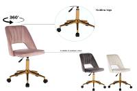 Chaise de bureau ergonomique réglable CARLFORD - Chaise d'ordinateur pour la maison et les bureaux professionnels |   Mobilier de bureau de haute qualité