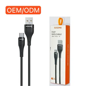 Original High Quality Phone Charger 1m USB Cable Data Transfer Fast Charging Type-C Cable For Mobile Phone