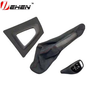 Accessoires intérieurs en fibre de carbone véritable pour <span class=keywords><strong>BMW</strong></span> Série 3 4 3GT F30 F31 F32 F34 F36 Console centrale Tableau de bord <span class=keywords><strong>Alcantara</strong></span> - Product Image 4