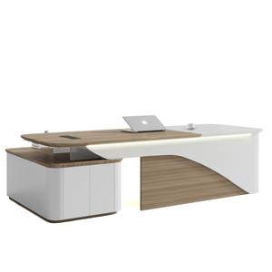 Muebles Comerciales de Madera, Mesa Ejecutiva de Lujo, Diseño Moderno, Escritorio para Oficina de CEO - Product Image 3