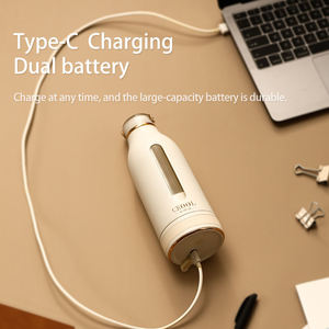 Portable Usb Rechargeable <span class=keywords><strong>Blender</strong></span> Jus Mélangeur Bouteille Nouveau Type-c Port De Charge Étanche Style Plastique Oem - Product Image 4