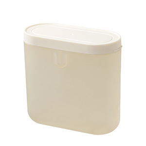 Boîte de rangement rectangulaire transparente givrée Mind Creation Clothing Organizer 1-3L pour les voyages et la maison - Product Image 1