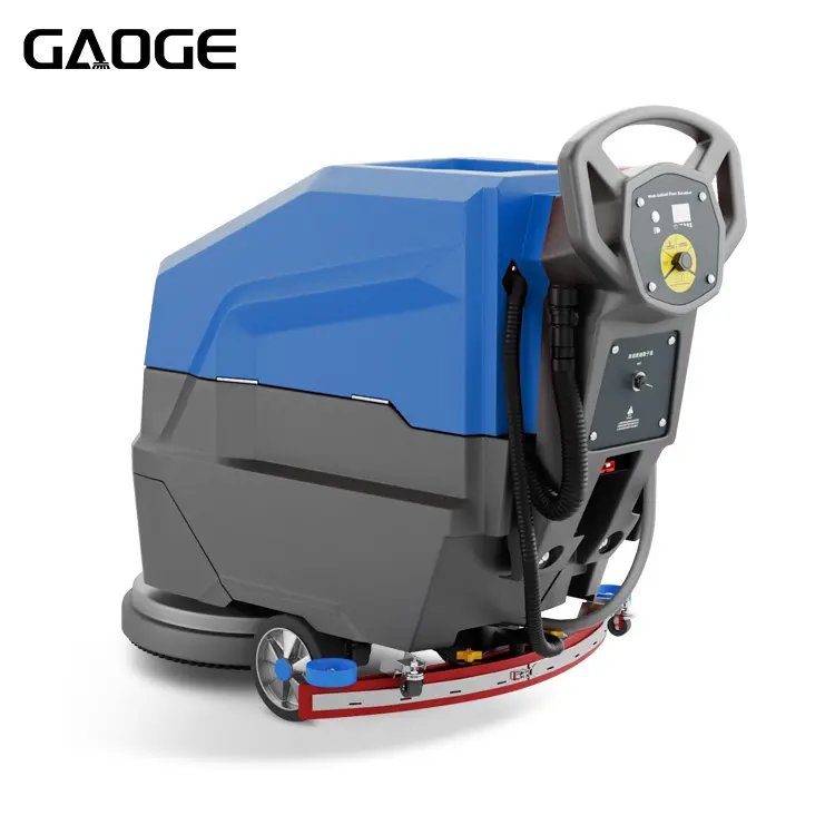 Gaoge F530 With CE Certification Industrial Rechargeable Hand Push 55/60L 530/780MM Commercial Floor Washing Machine Scrubber