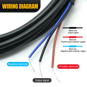 Reflexión difusa láser HLTNC M12, 15cm, NPN, normalmente cerrado, NPN, normalmente abierto, interruptor de proximidad para CNC - Product Image 3