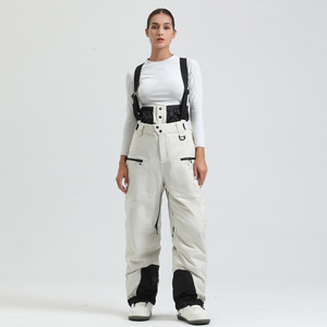 Logo personnalisé Premium Suspender Ski Thermique Hiver Pantalon à bretelles Imperméable Isolé Pantalon de Snowboard Ski <span class=keywords><strong>Alpin</strong></span> Salopette - Product Image 2