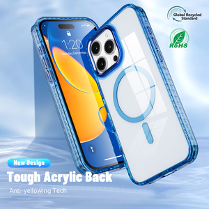 เคสโทรศัพท์อะคริลิกใสกันกระแทกและกันกระแทกสำหรับ iPhone 16 PRO MAX ฝาครอบแม่เหล็กสีสันสดใสสำหรับ iPhone 16 PLUS - Product Image 4
