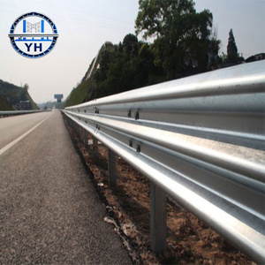 Durable Two <strong>Wave</strong> <strong>Guardrail</strong> W Beam Steel <strong>Road</strong> Barrier Crash Absorbing Highway Safety Protection - Product Image 6