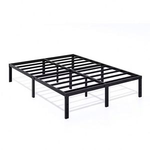 Iron <b>Metal</b> Durable Foldable Adjustable <b>Platform</b> <b>Bed</b> <b>Frame</b> Queen Size Modern Design for Bedroom School Apartment Hotel Hospital - Product Image 1
