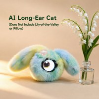 Jouets en peluche, poupée interactive en peluche AI pour enfants, apprentissage des langues, pratique vocale, racontage d'histoires, cadeau de vacances, peluche IA