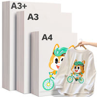 Papier de sublimation A3 A4 100 g/m² en gros, papier de transfert de sublimation blanc A3 A4 pour imprimante jet d'encre pour tissus en coton et t-shirts