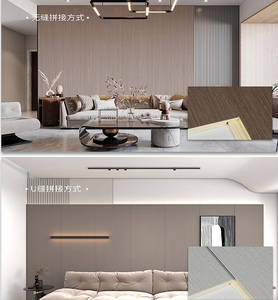 Tấm ốp tường <span class=keywords><strong>PVC</strong></span> chống thấm dễ lắp đặt & tấm ốp tường WPC linh hoạt dùng trong nhà & ngoài trời với phong cách thiết kế truyền thống - Product Image 2