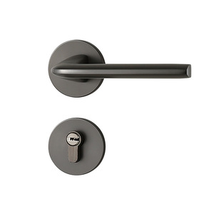Moderno stile semplice camera da letto interna camera da letto magnetica in legno <span class=keywords><strong>serratura</strong></span> Modulare grigio silenzioso nero maniglie delle finestre - Product Image 6