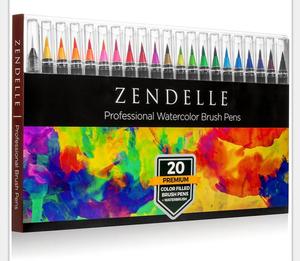 Vente chaude taché 20/24/48/100 couleur logo personnalisé marque pinceau marqueur stylo - Product Image 1