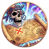 Moneda de desafío pirata clásica de cobre con impresión UV, diseño de parche de ojo de esqueleto, diseño de frutas, Jolly Roger, decoración náutica, regalo